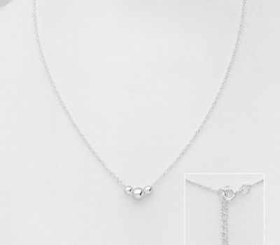 925 Sterling Silver Ball Necklace