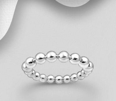 925 Sterling Silver Ball Ring