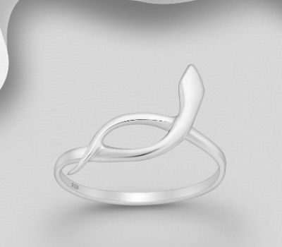 925 Sterling Silver Snake Ring