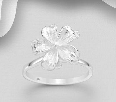 925 Sterling Silver Flower Ring