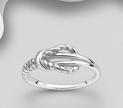 925 Sterling Silver Knot Ring