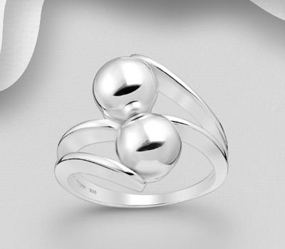 925 Sterling Silver Ball Ring