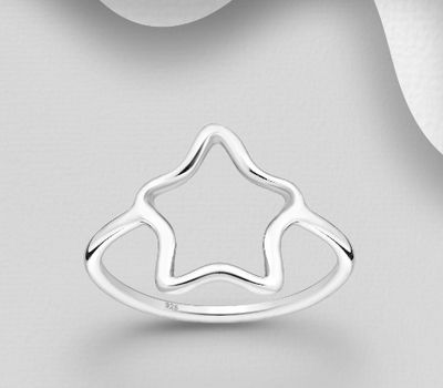 925 Sterling Silver Star Ring