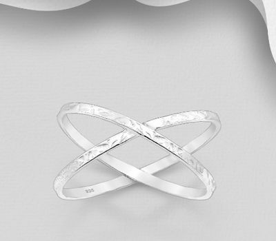 925 Sterling Silver Textured Ring