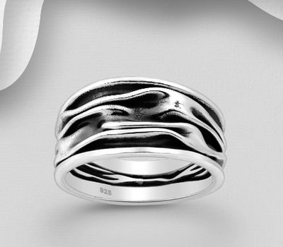 925 Sterling Silver Oxidized Ring