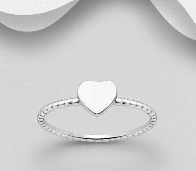 925 Sterling Silver Heart Ring