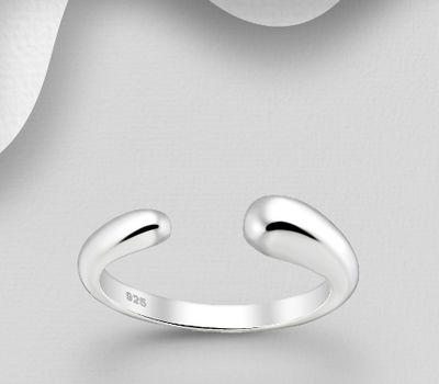 925 Sterling Silver Adjustable Ring