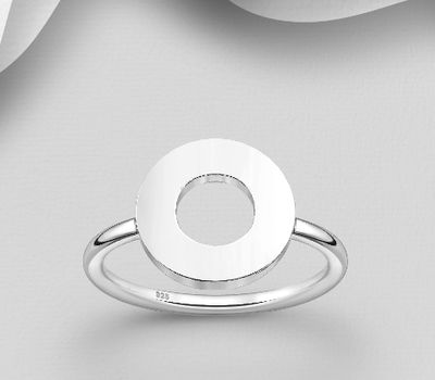 925 Sterling Silver Circle Ring