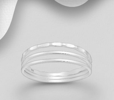 925 Sterling Silver Layered Ring