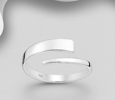925 Sterling Silver Adjustable Ring