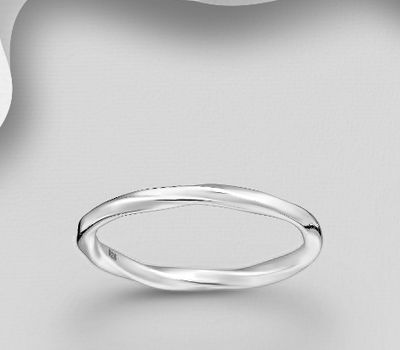 925 Sterling Silver Twist Ring