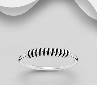925 Sterling Silver Oxidized Ring