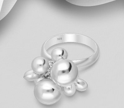 925 Sterling Silver Ball Ring