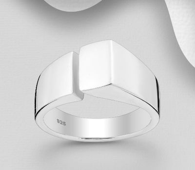 925 Sterling Silver Adjustable Ring