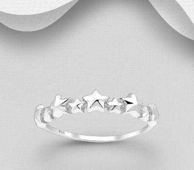 925 Sterling Silver Star Ring