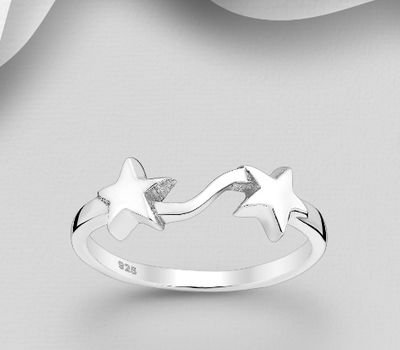 925 Sterling Silver Star Ring