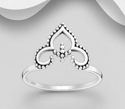 925 Sterling Silver Oxidized Ring