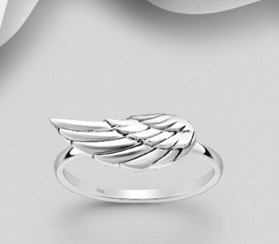 925 Sterling Silver Wing Ring
