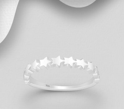Malın səhifəsinə keç 925 Sterling Silver Star Ring