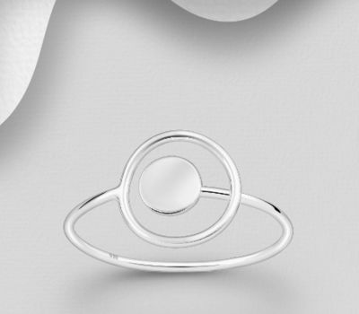 Malın səhifəsinə keç 925 Sterling Silver Circle Ring