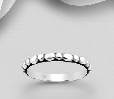 Malın səhifəsinə keç 925 Sterling Silver Oxidized Ring