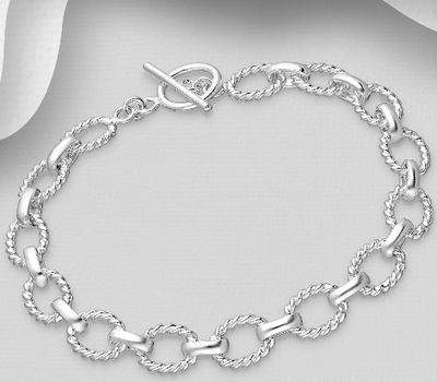 925 Sterling Silver Links Bracelet