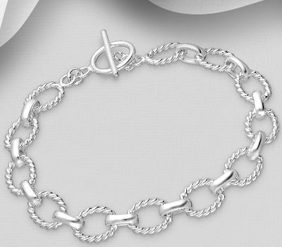 925 Sterling Silver Links Bracelet
