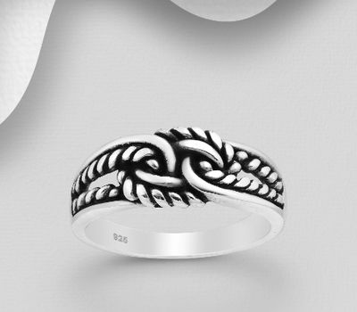 925 Sterling Silver Knot Ring