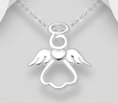 925 Sterling Silver Angel Pendant