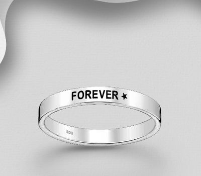 925 Sterling Silver Oxidized 