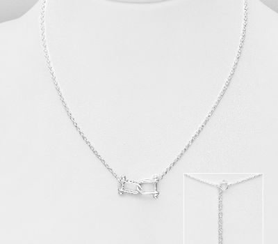 925 Sterling Silver Horseshoe Necklace