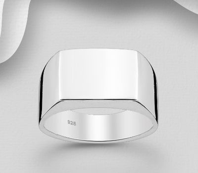 925 Sterling Silver Engravable Ring