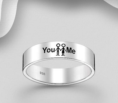 925 Sterling Silver Oxidized 