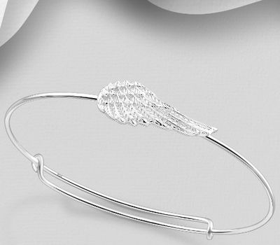 Malın səhifəsinə keç 925 Sterling Silver Angel Wings Bracelet