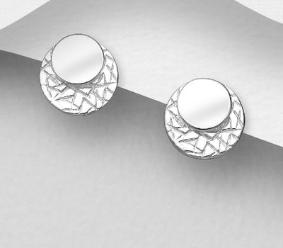 Malın səhifəsinə keç 925 Sterling Silver Push-Back Earrings