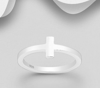 Malın səhifəsinə keç 925 Sterling Silver Cross Ring