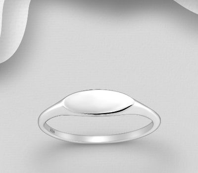 Malın səhifəsinə keç 925 Sterling Silver Engravable Ring