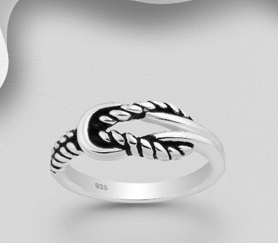 Malın səhifəsinə keç 925 Sterling Silver Knot Ring Decorated With Colored Enamel