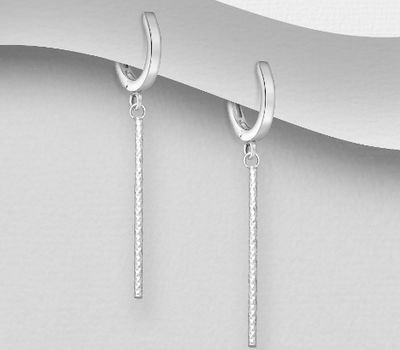 Malın səhifəsinə keç 925 Sterling Silver Hoop Earrings