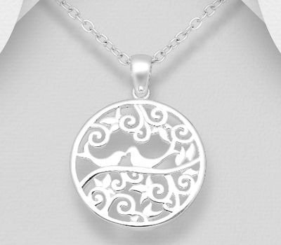 Malın səhifəsinə keç 925 Sterling Silver Bird Pendant