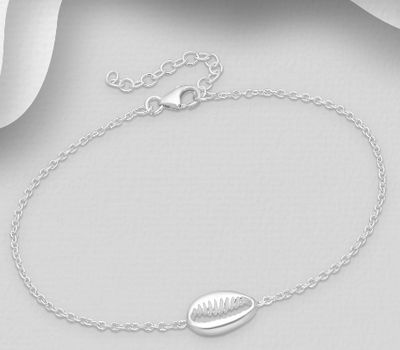 Malın səhifəsinə keç 925 Sterling Silver Shell Bracelet