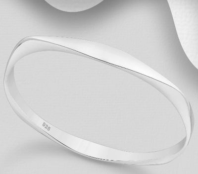 Malın səhifəsinə keç 925 Sterling Silver Bangle
