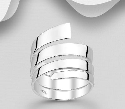 Malın səhifəsinə keç 925 Sterling Silver Wrap Ring
