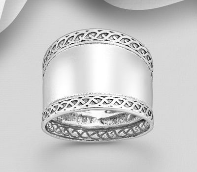 Malın səhifəsinə keç 925 Sterling Silver Oxidized Ring