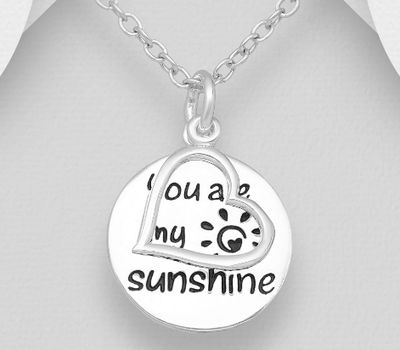 Malın səhifəsinə keç 925 Sterling Silver Heart &
