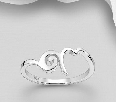 Malın səhifəsinə keç 925 Sterling Silver Thai Lucky Number 9 Ring