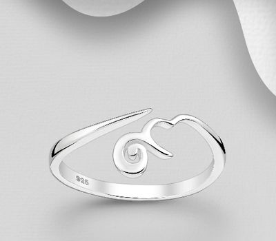 Malın səhifəsinə keç 925 Sterling Silver Adjustable Thai Lucky Number 9 Ring