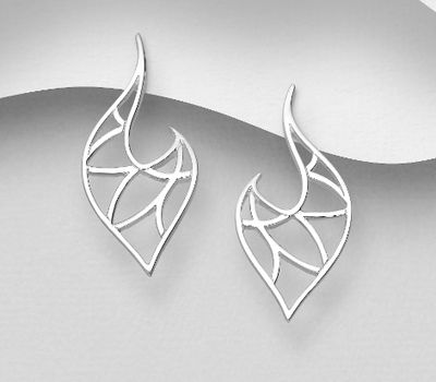 Malın səhifəsinə keç 925 Sterling Silver Push-Back Earrings