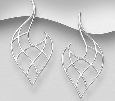 Malın səhifəsinə keç 925 Sterling Silver Push-Back Earrings