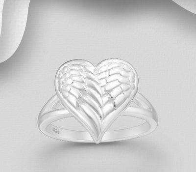 Malın səhifəsinə keç 925 Sterling Silver Wings Ring